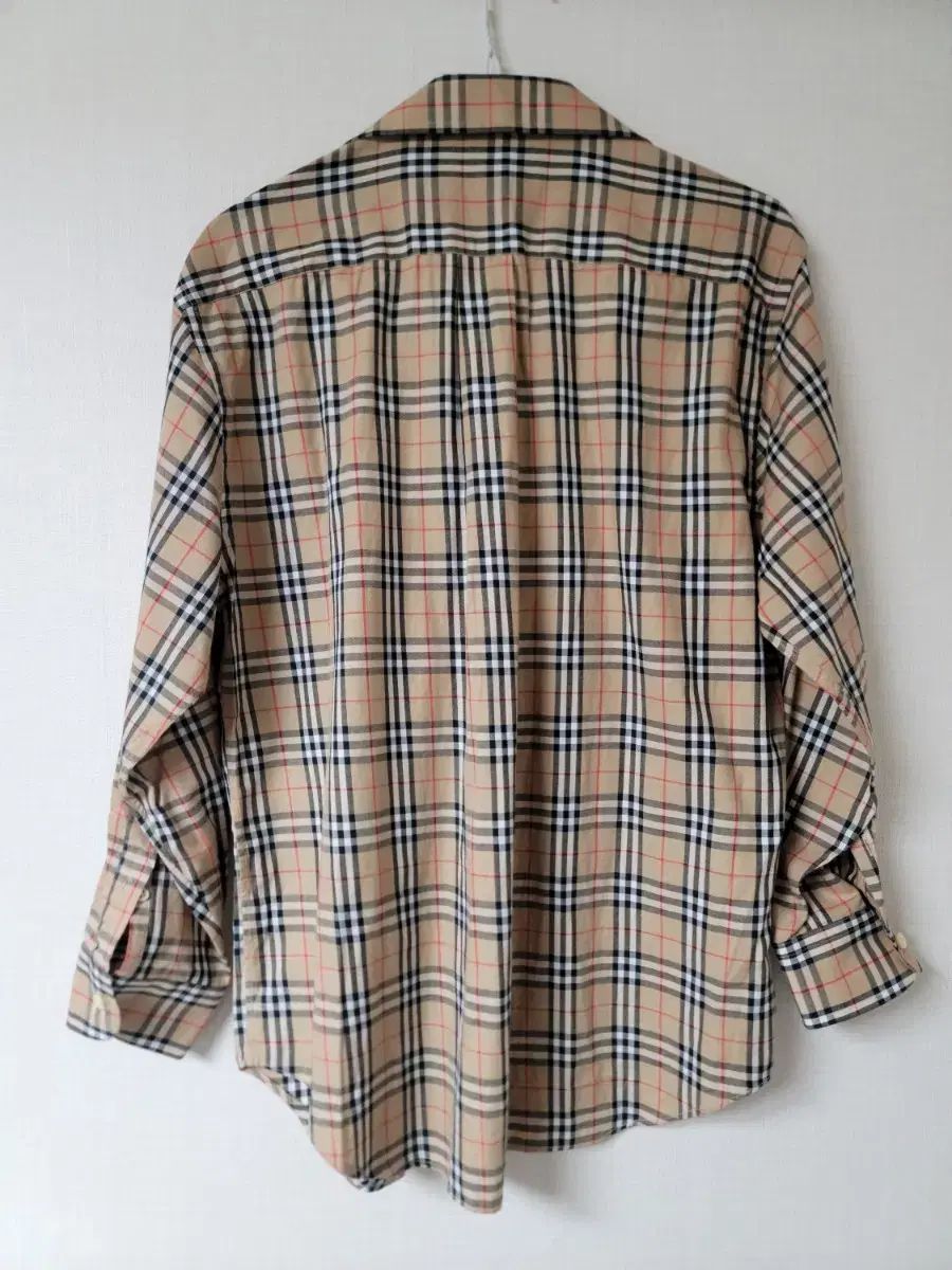 バーバリー ロンドン チェック シャツ 39(M) 実寸95 バーバリー ロンドン チェック シャツ 39(M) 実寸95