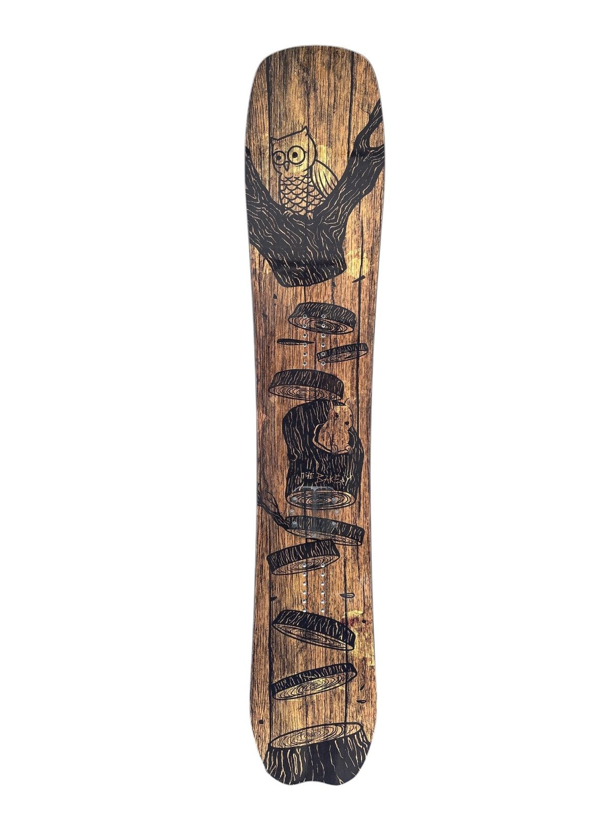 【超希少・入手困難】THE BAKERY SNOWBOARDS パウダーボード 154cm ウッドグラフィック