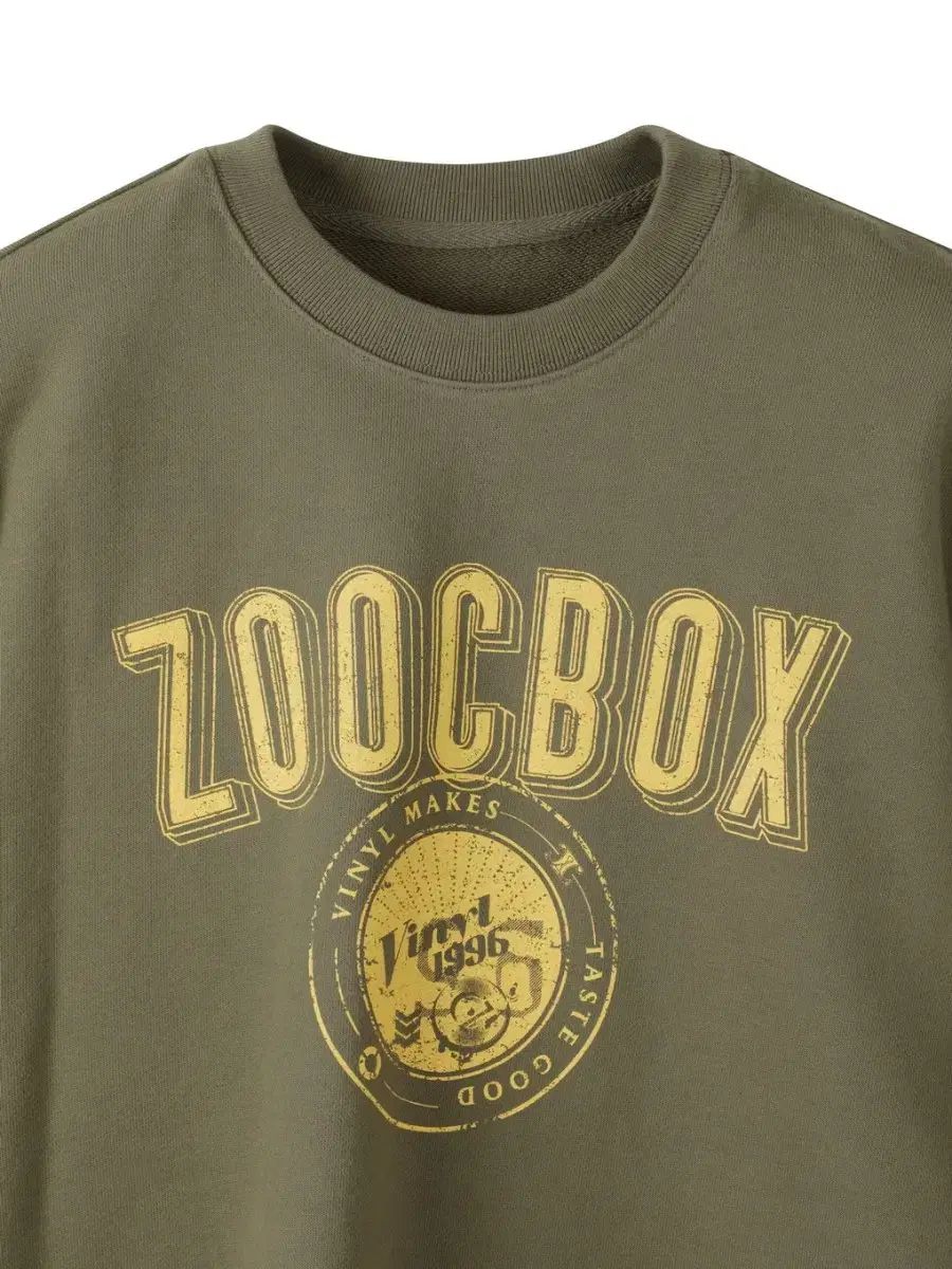 新品 ZOOC ラウンドKARA トップス /カーキ色 /55サイズ