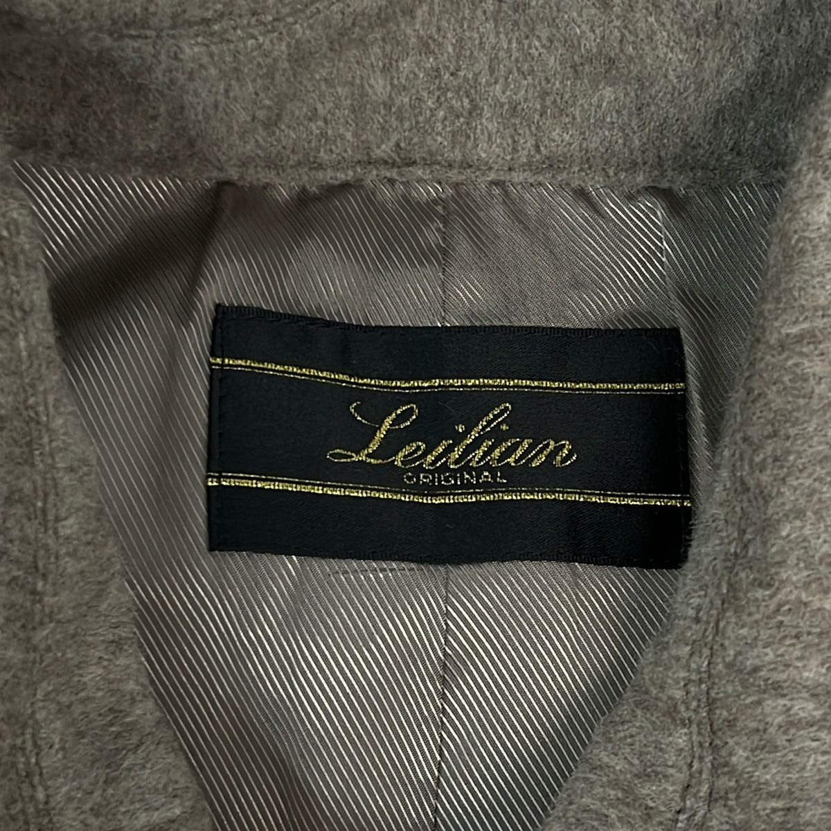 Leilian(レリアン) コート サイズ11 M レディース美品 - グレーベージュ 長袖/冬