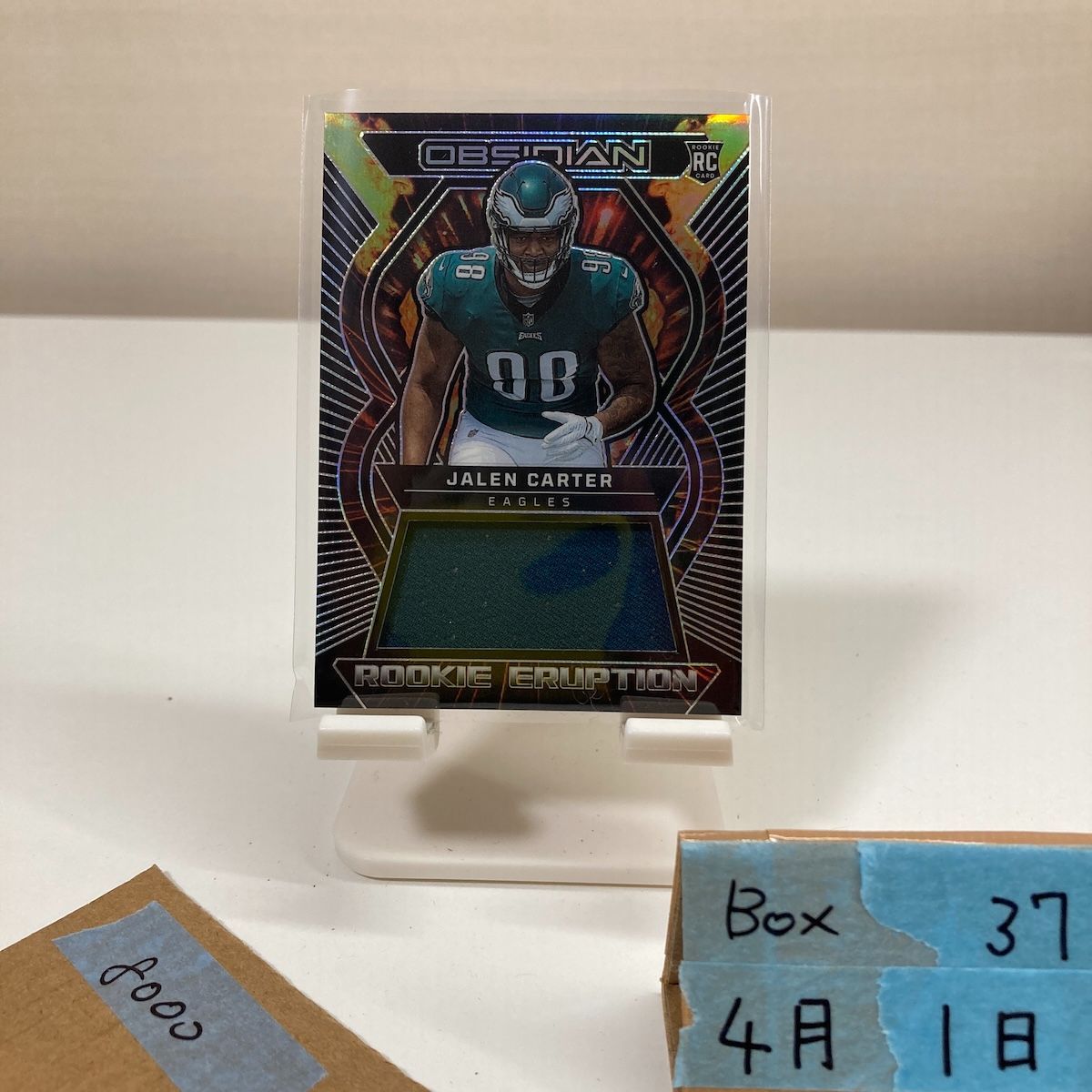 2023 Panini Obsidian Jalen Carter 048/199 Philadelphia Eagles RC ルーキー Rookie Rookie Eruption ジャージ カード 5,920円