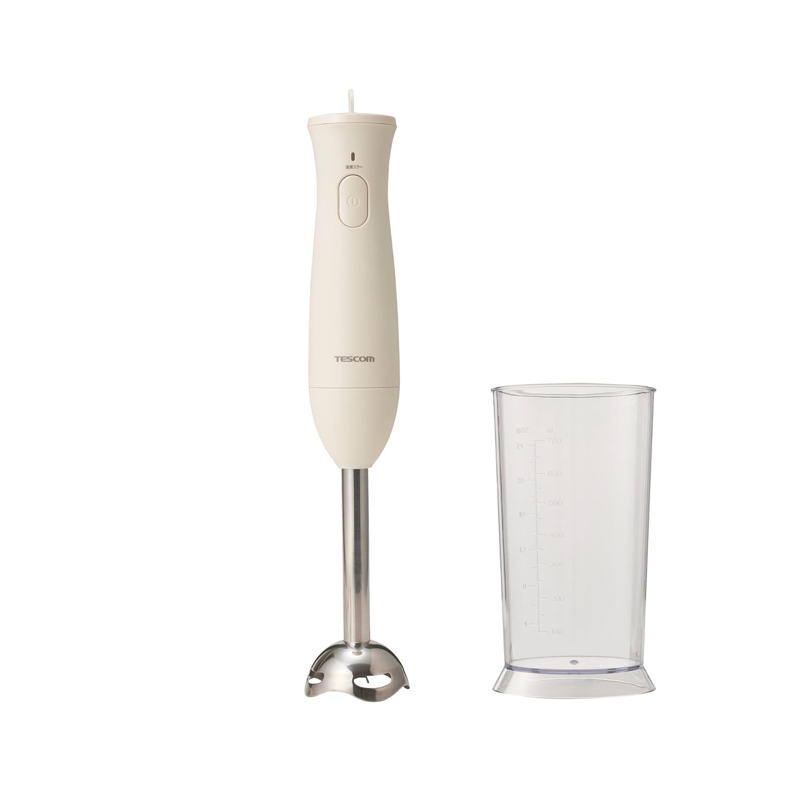 テスコム ハンドブレンダー ハンドミキサー < つぶす まぜる > 食洗器対応 ラク抜きプラグ レシピブック付き 離乳食 金属製 正規品 TBL10A-W″mn 8eccea8b