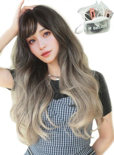 エムグランデ ウィッグ クリエイティブライン 【現役トップスタイリスト監修】 6点セット ハイトーンカラー レディース かつら wig ボブ セミロング ロング 小顔効果 フルウィッグ バレイヤージュLca DY04A″mn 0a8232ca