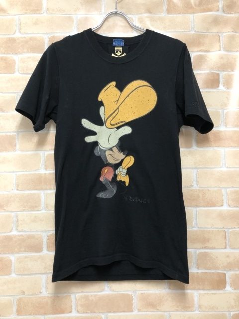 【中古】 Roen×Disney ロエン Tシャツ ミッキー 79047061 ブラック 46 111444753