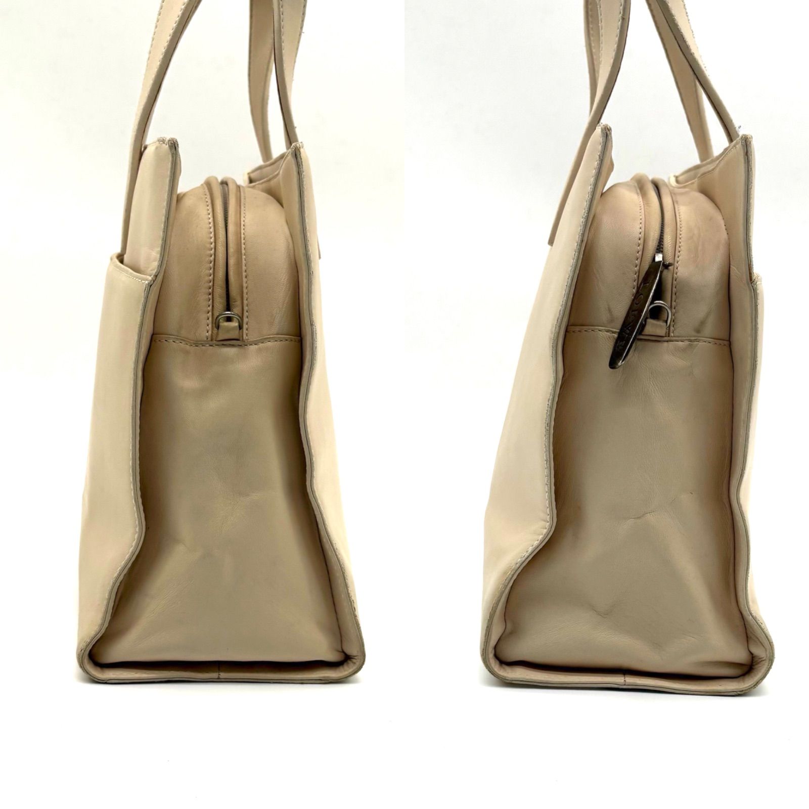 LOEWE ロエベ ハンドバッグ アナグラム ロゴ 2way 南京錠 アイボリー 