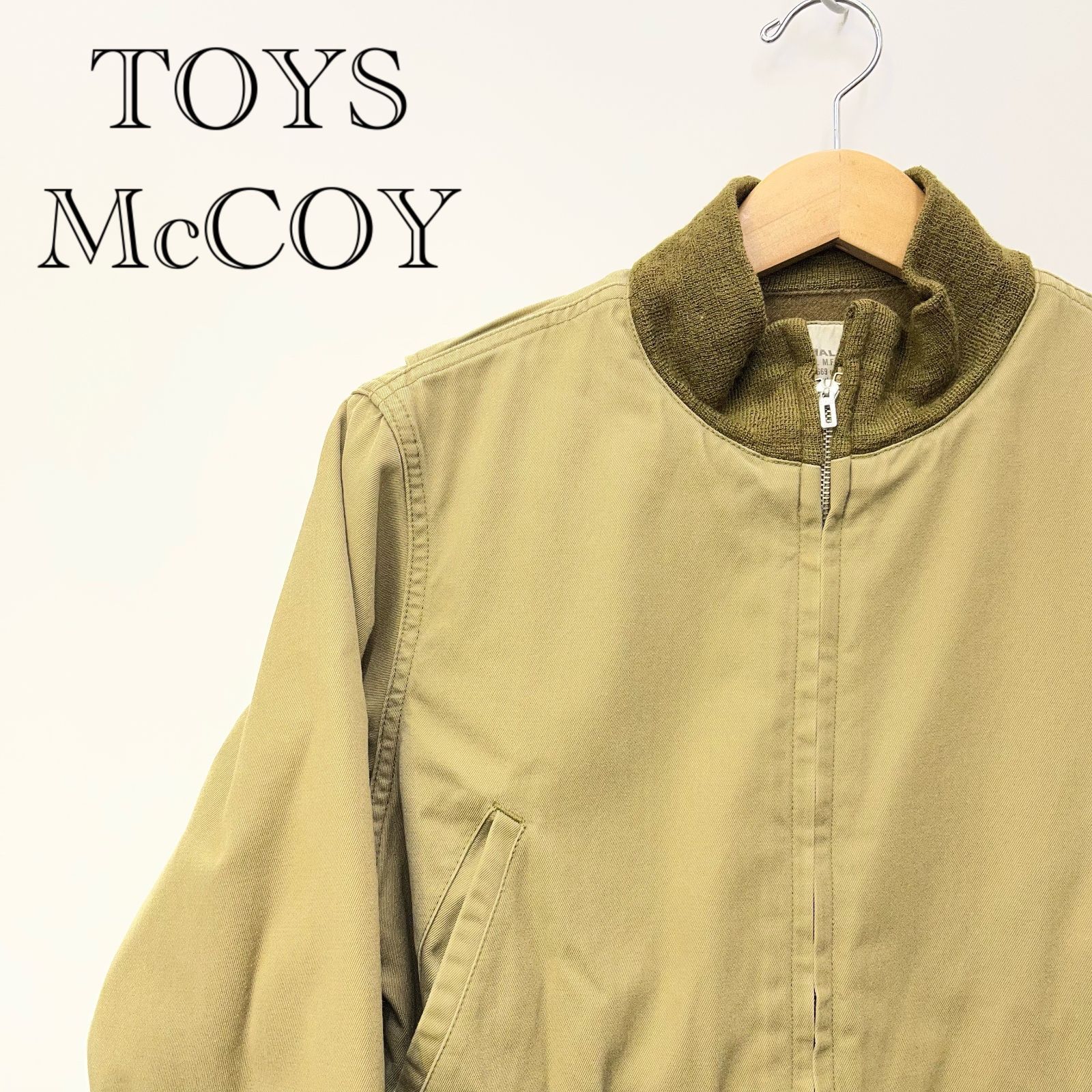 TOYS McCOY トイズマッコイ ワッペン付き アメカジ タンカース ジャケット アウター Ｓサイズ キャメル メンズ ファッション _208023