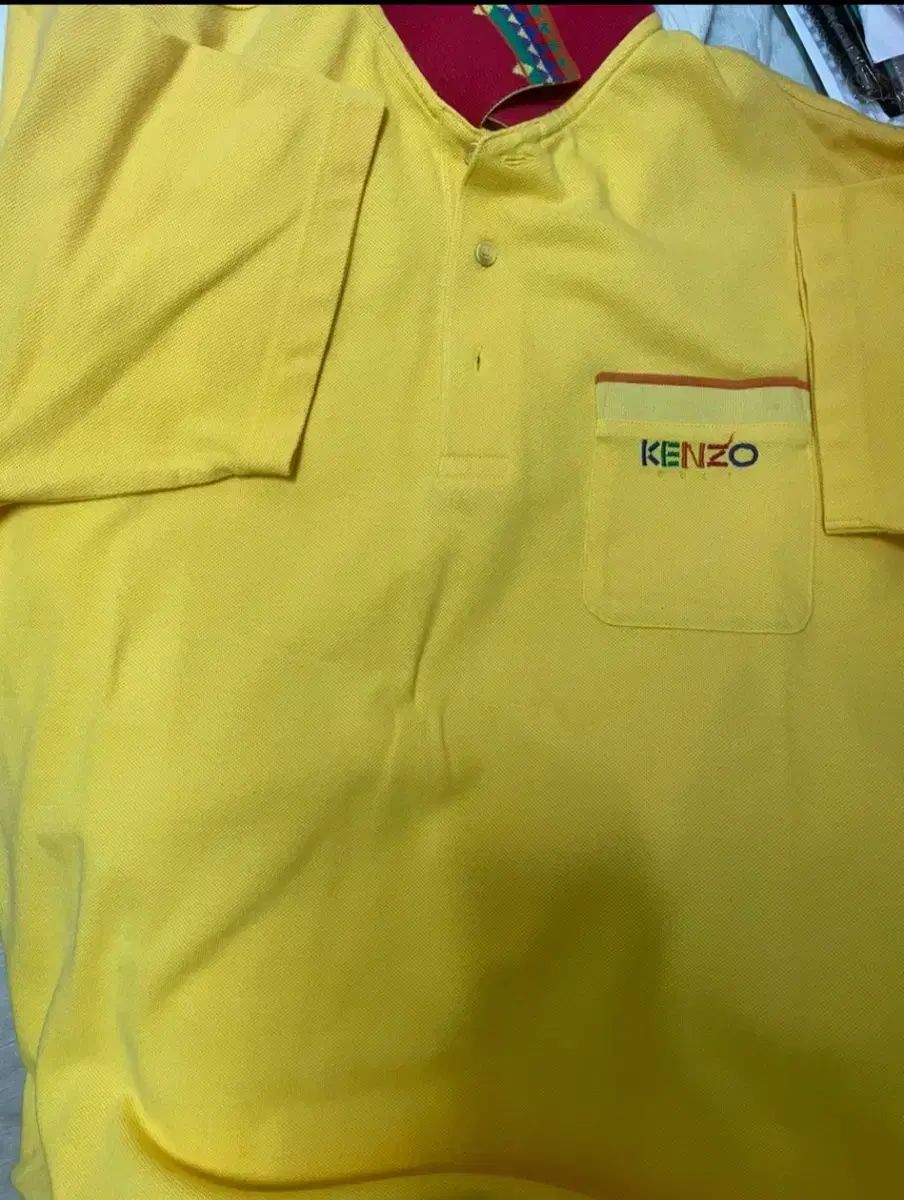 KENZO カラーTシャツ イェロー