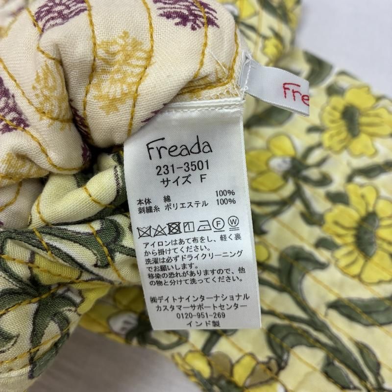 フリーダ 23ss インド リバーシブル キルト ジャケット 花柄