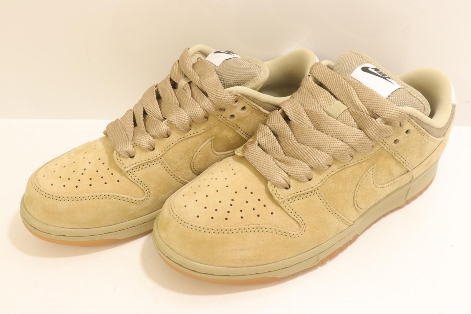【中古】 NIKE メンズスニーカー 27.5cm DUNK LOW PRO B PARACHUTE BEIGE NIKE 27.5cm ベージュ 肌色