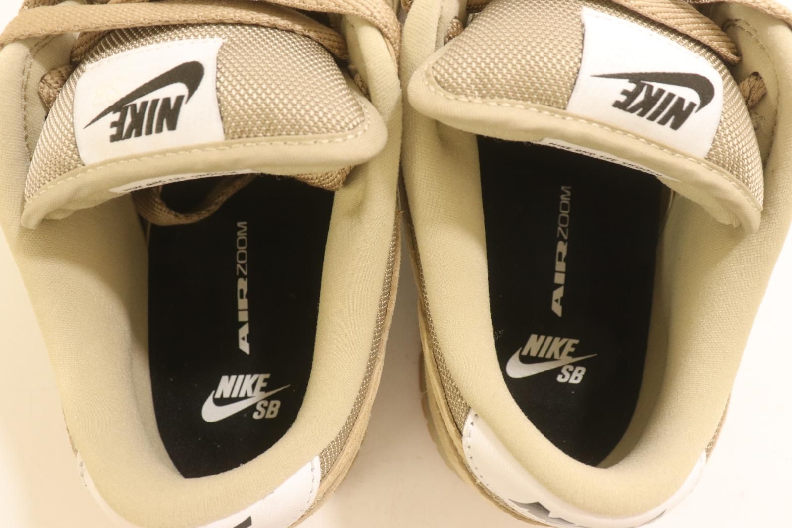 【中古】 NIKE メンズスニーカー 27.5cm DUNK LOW PRO B PARACHUTE BEIGE NIKE 27.5cm ベージュ 肌色