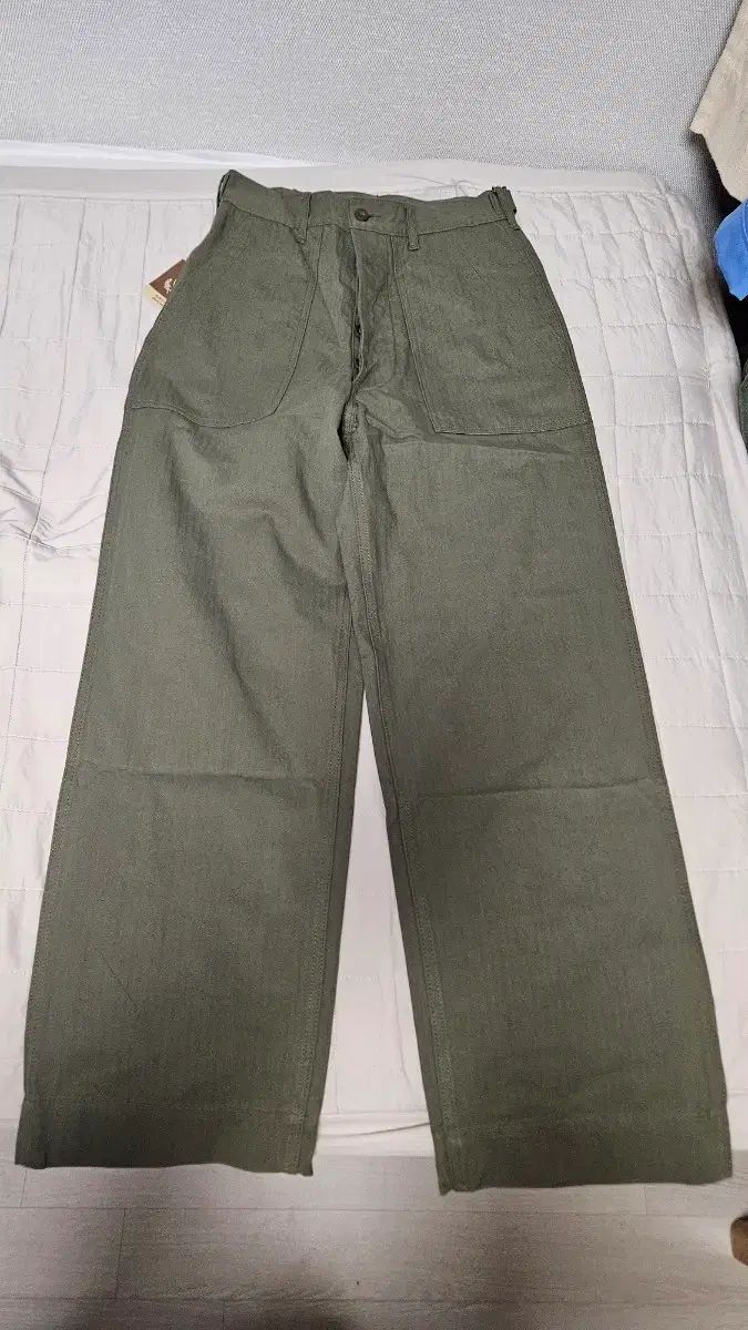 BRONSON OG107 ヘリンボーン ファティーグ パンツ