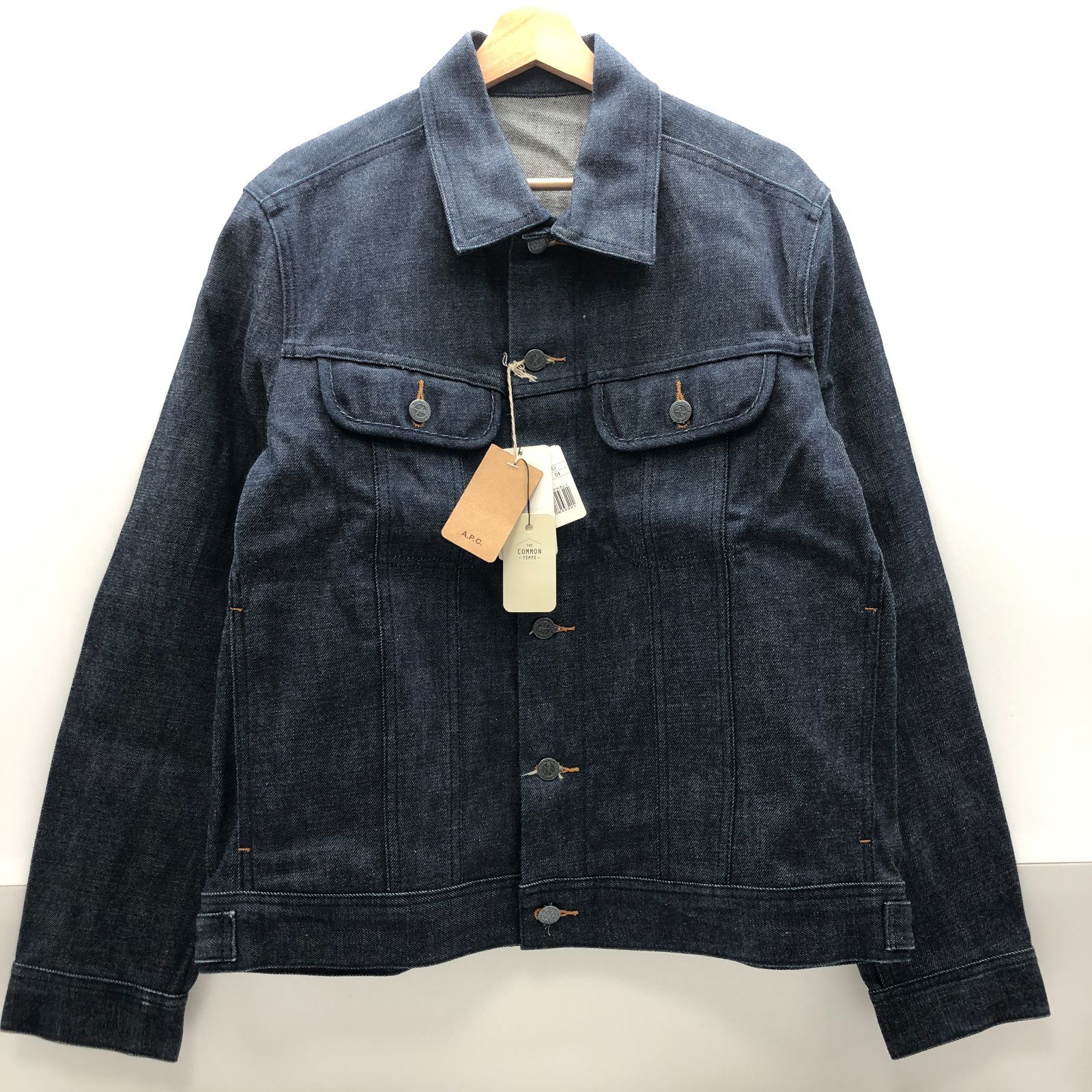【タグ付き】A.P.C アーペーセー デニムジャケット インディゴ M 綿 SGSF26-1948