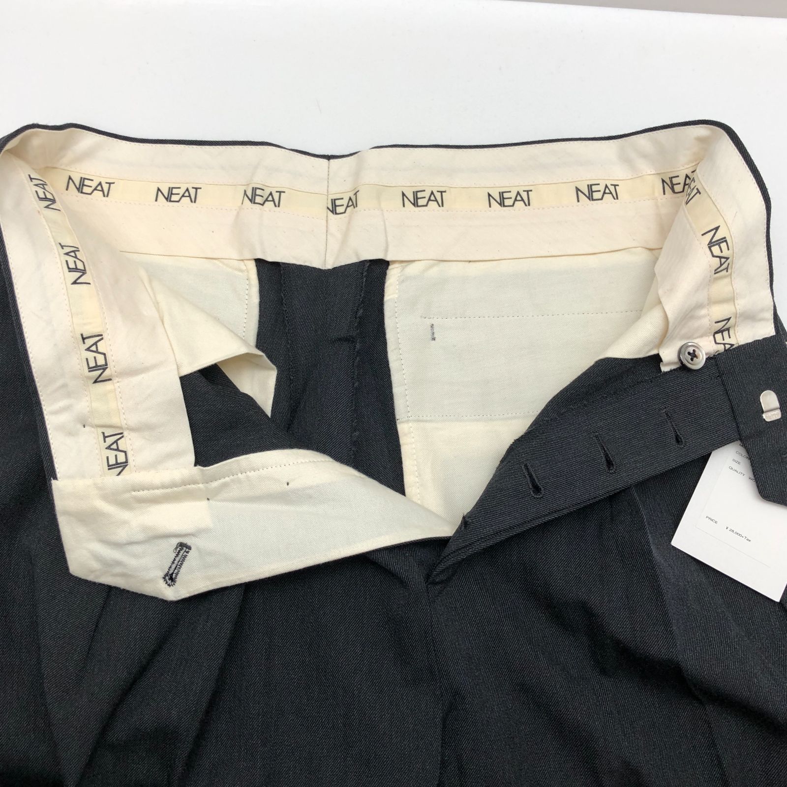 タグ付き/美品】NEAT ニート 2タックスラックスパンツ メンズ 46