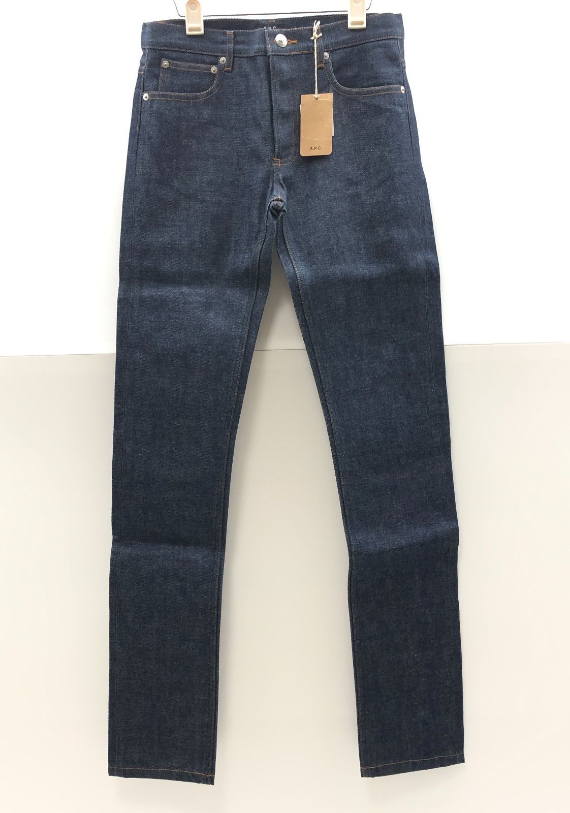 【タグ付き/美品】A.P.C アーペーセー デニムパンツ 28 メンズ インディゴ ボタンフライ ベトナム製 SGSF26-1998