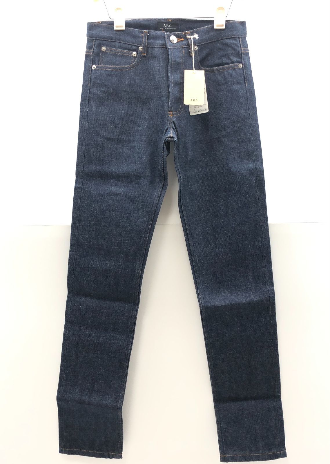 【タグ付き/美品】A.P.C アーペーセー デニムパンツ 27 メンズ インディゴ ボタンフライ ベトナム製 SGSF26-1945