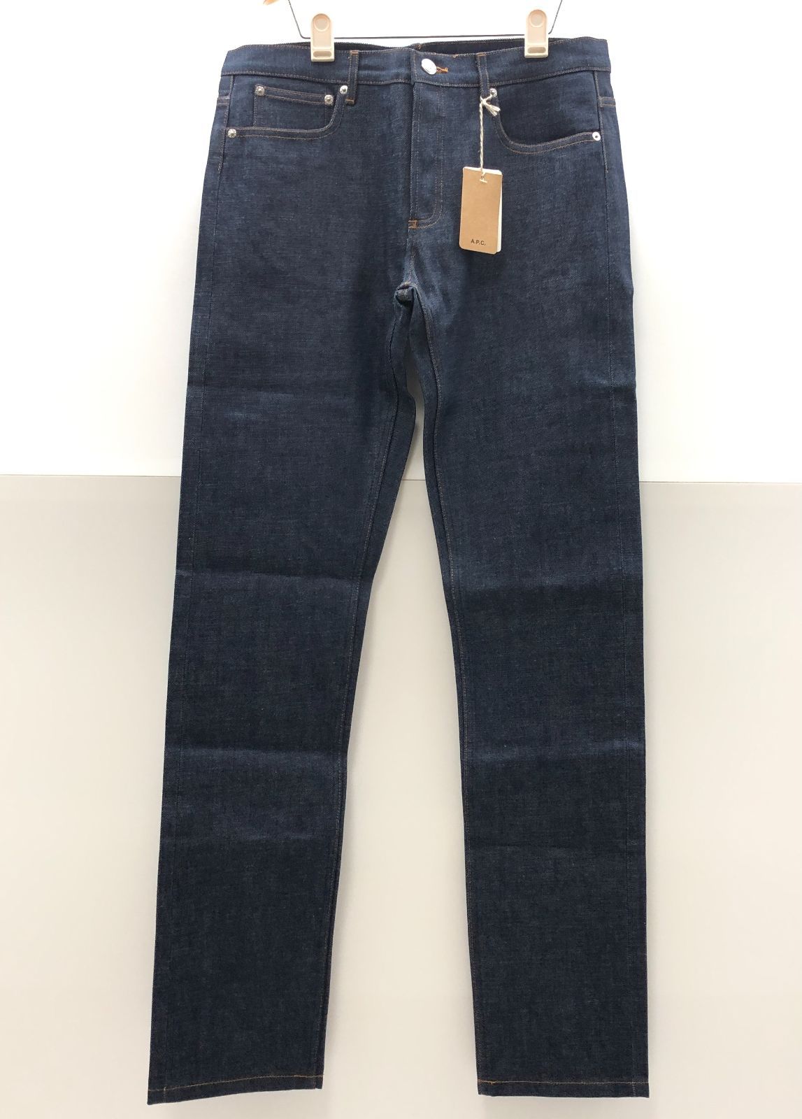 【タグ付き/美品】A.P.C アーペーセー デニムパンツ 32 メンズ インディゴ ボタンフライ ベトナム製 SGSF26-1990