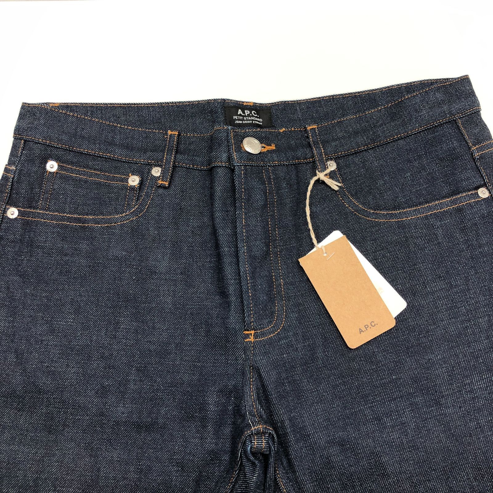 【タグ付き/美品】A.P.C アーペーセー デニムパンツ 32 メンズ インディゴ ボタンフライ ベトナム製 SGSF26-1990