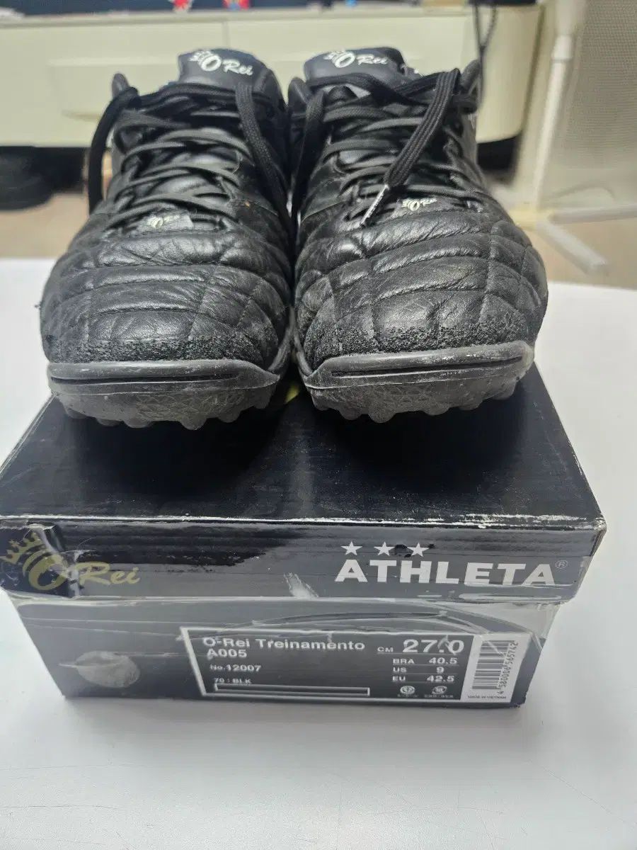 ATHLETA アスレタ O-Rei Treinamento A005 サッカーシューズ 270mm ブラック