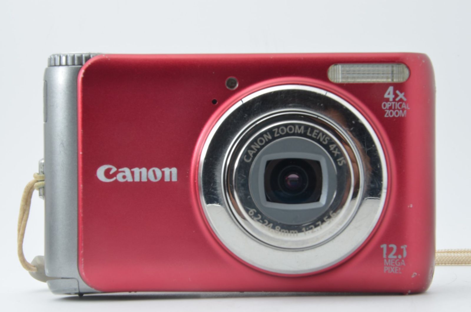 ☆動作品☆ キヤノン CANON POWERSHOT A3100 IS レッド コンパクト 
