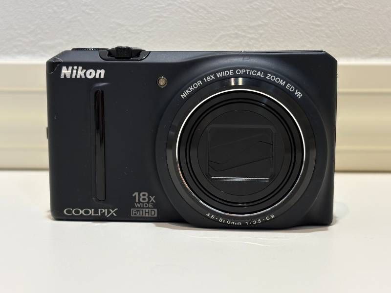 Nikon COOLPIX S9100 コンパクトデジタルカメラ デジカメ ブラック 動作確認ok!