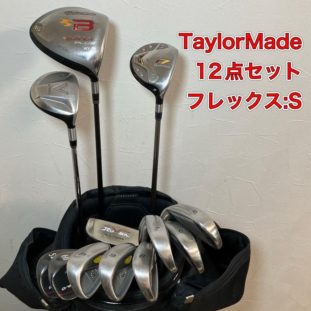 TaylorMade 12点クラブセット　バーナー　rac XR テーラーメイド TaylorMade 12点クラブセット バーナー rac XR テーラーメイド - メルカリ