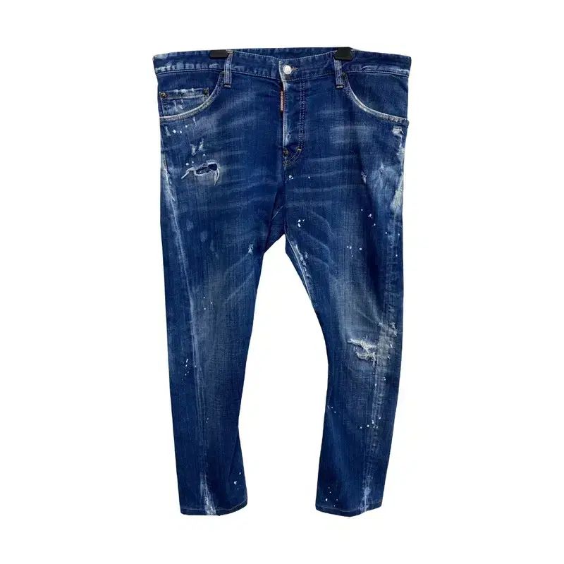남XXL / DSQUARED2 ディースクエアード2 正規品 ボタンフライ ペイント ウォッシュ パンツ
