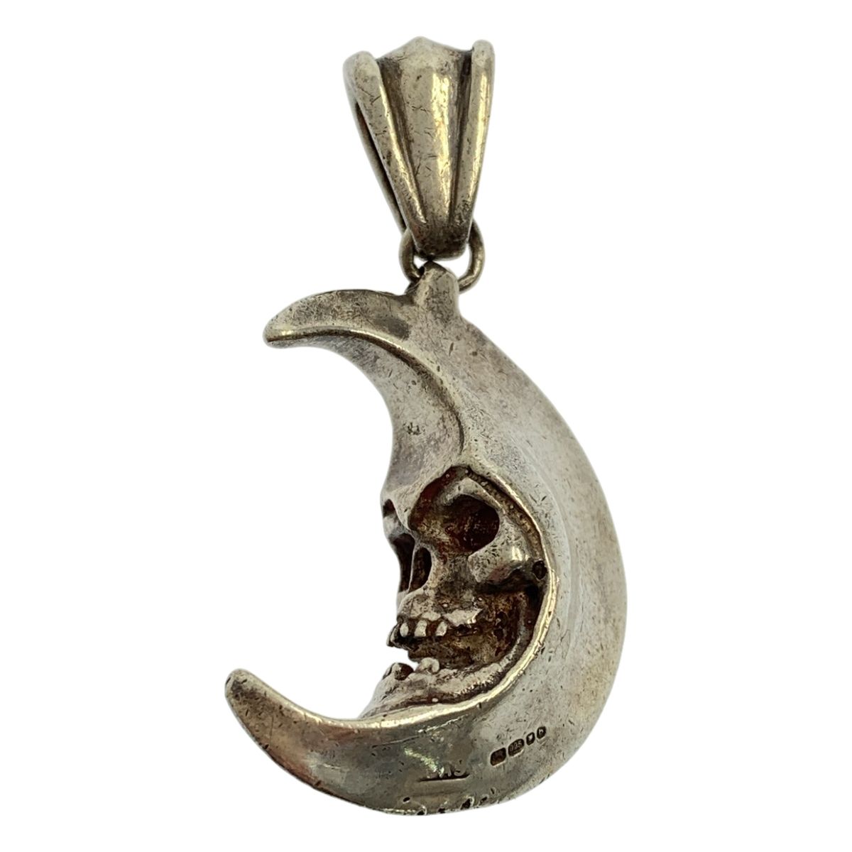 CRAZY PIG / クレイジーピッグ | SV925 スカルインザムーン ペンダントトップ | シルバー | メンズ
