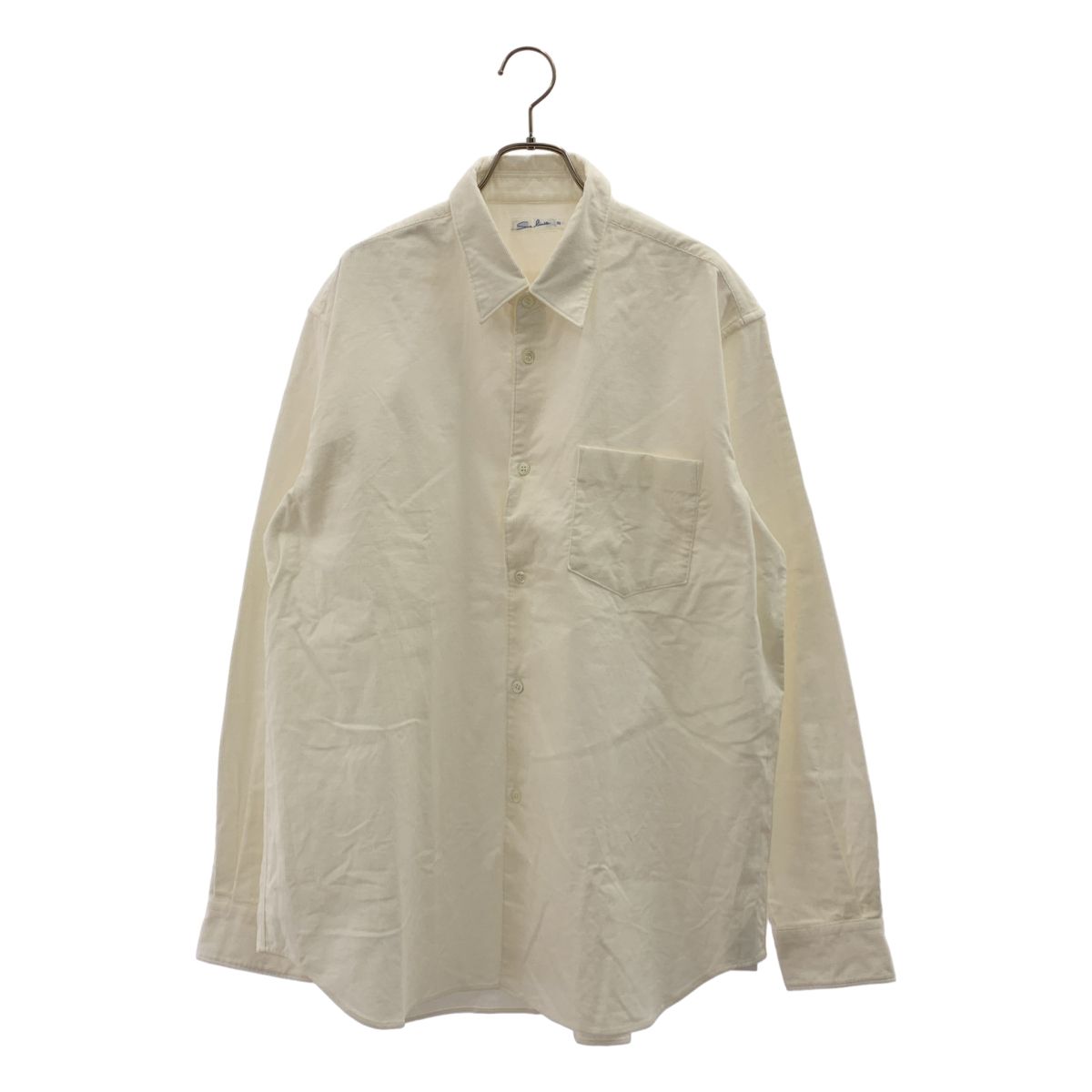 【美品】 sans limite / サンリミット | 2025AW | コーデュロイ ボックスレギュラーカラーシャツ | 2 | ホワイト | メンズ