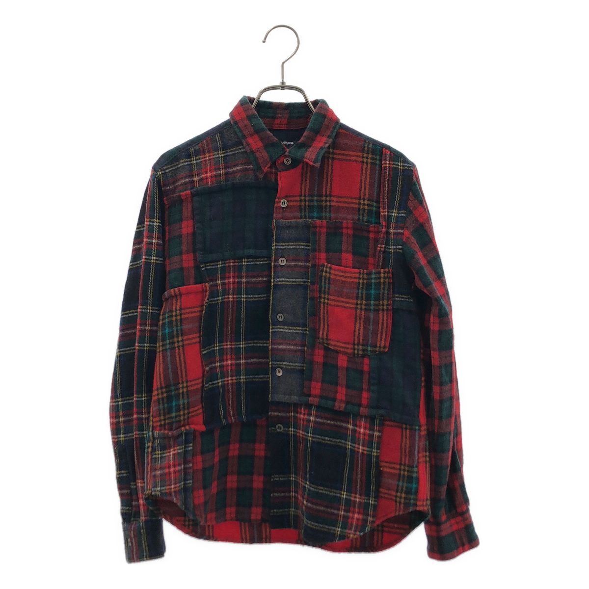 COMME des GARCONS HOMME / コムデギャルソンオム | 2006AW | ウール タータンチェック パッチワーク シャツ | S | マルチカラー | メンズ