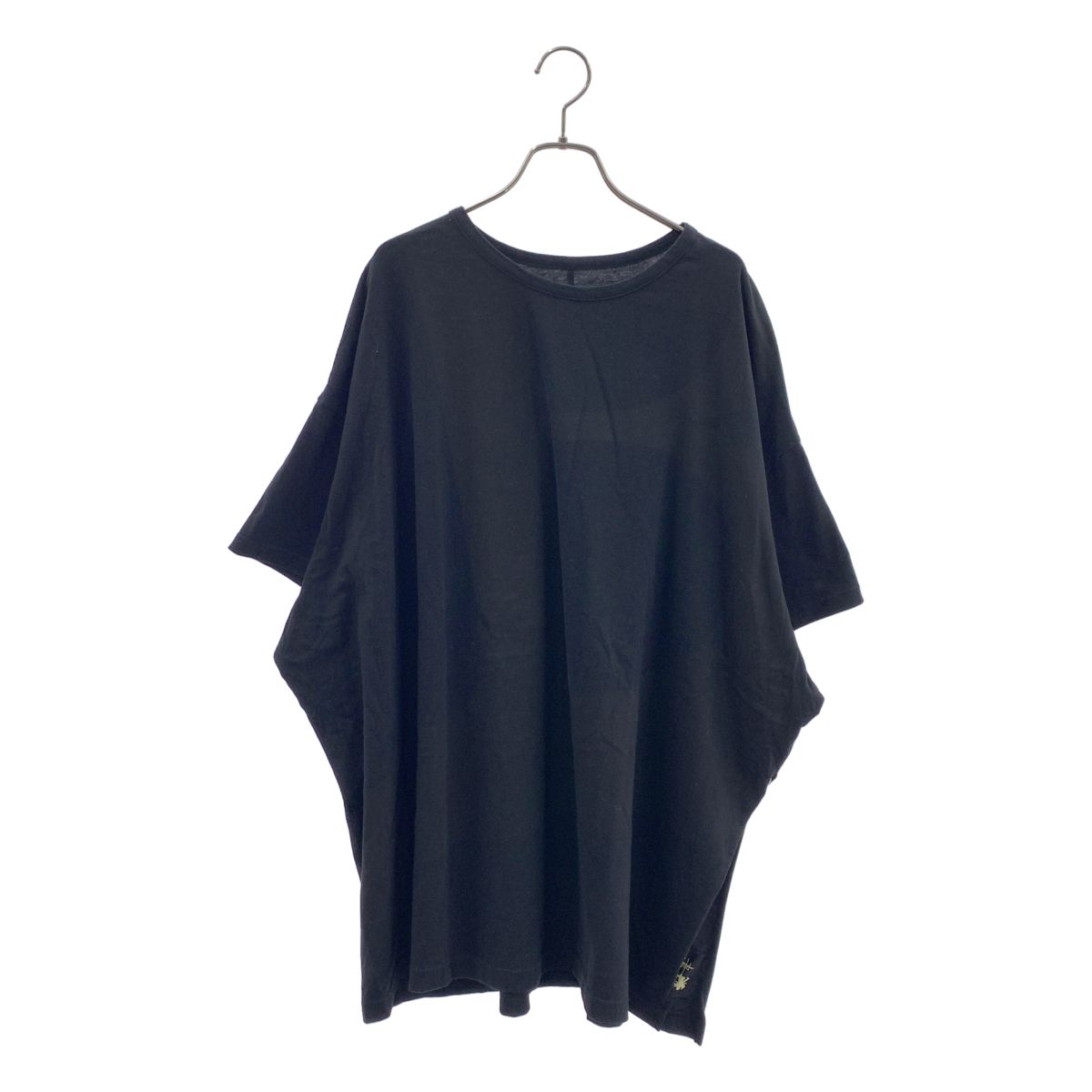 【美品】 B YOHJI YAMAMOTO / ビーヨウジヤマモト | 2017AW | Bロゴ ビッグTシャツ / ユニセックス | 2 | ブラック | レディース
