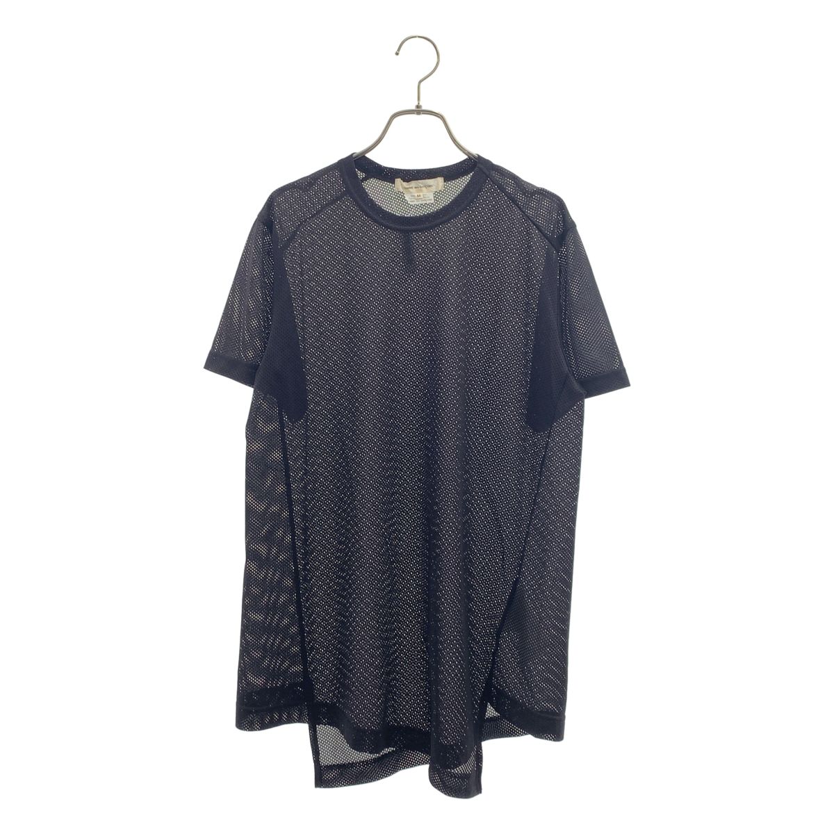 COMME des GARCONS / コムデギャルソン | 2025SS | メッシュ クルーネック カットソー | M | ブラック | レディース
