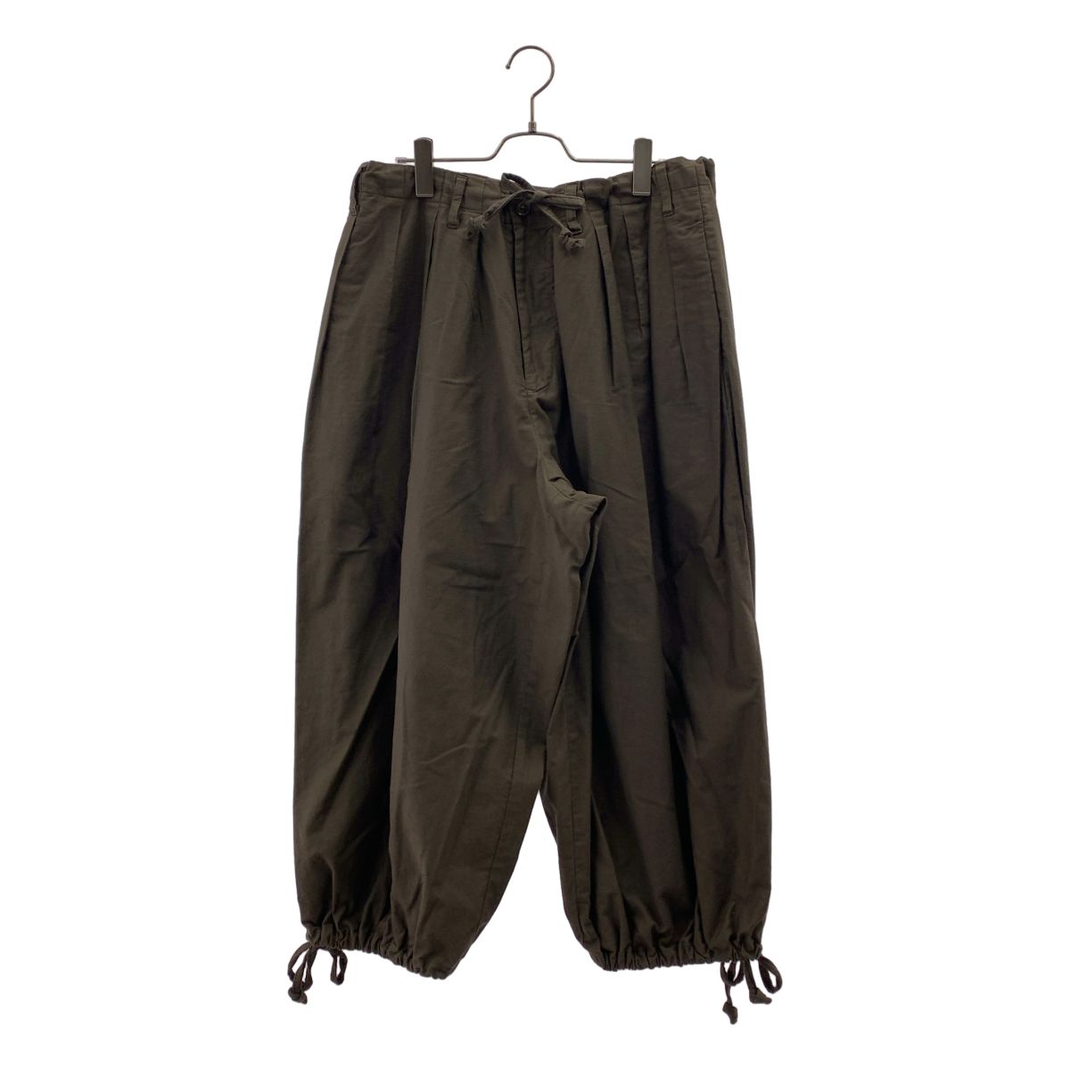 YOHJI YAMAMOTO POUR HOMME / ヨウジヤマモトプールオム | 2018SS | コットン バルーンパンツ | 3 | カーキ | メンズ