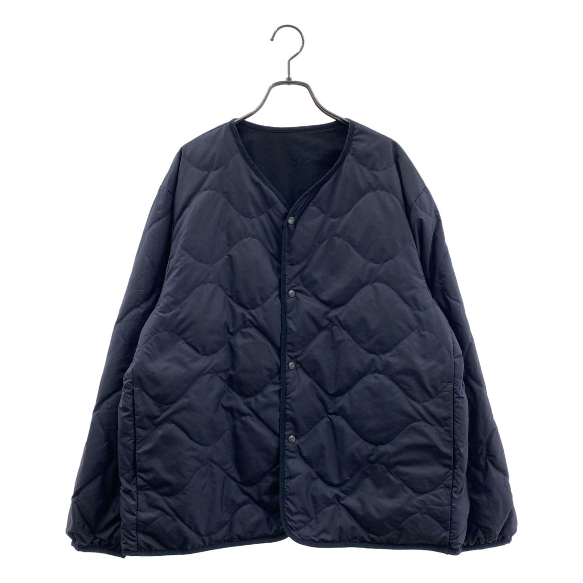nanamica / ナナミカ | Reversible DownCardigan リバーシブル ダウンカーディガン | S | ネイビー/ブラック | メンズ