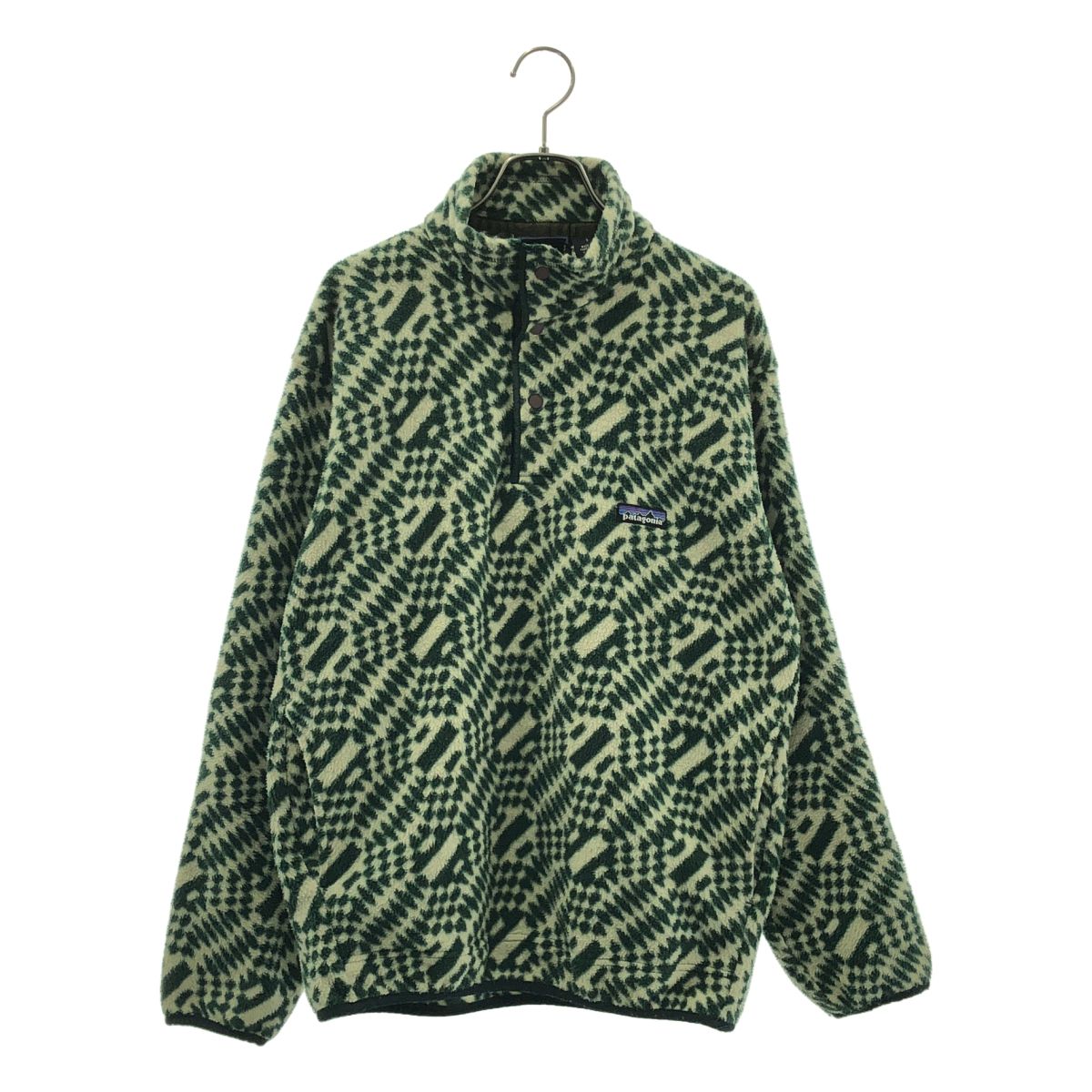 Patagonia / パタゴニア | シンチラ スナップT フリース トップス | S | グリーン/アイボリー | メンズ