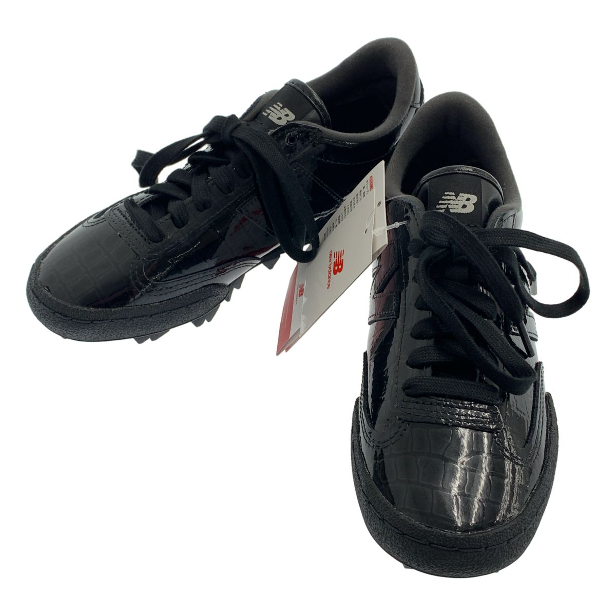 【美品】 New Balance / ニューバランス | Gator Run レザー スニーカー | 22.5 | ブラック | レディース