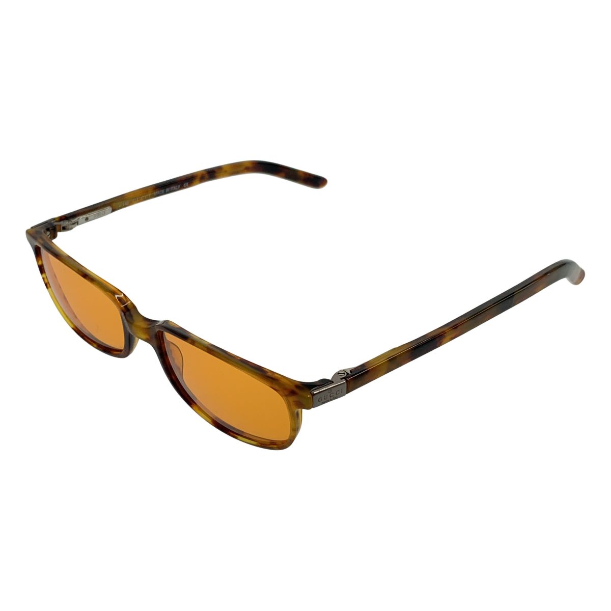 GUCCI / グッチ | 鼈甲 サングラス メガネ | 09T 52◻︎17 | オレンジ/ブラウン | レディース