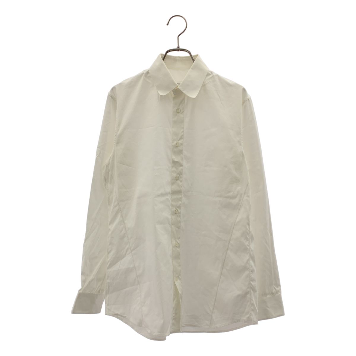 JIL SANDER / ジルサンダー | コットン レギュラーカラー シャツ | 14 1/2 | ホワイト | メンズ