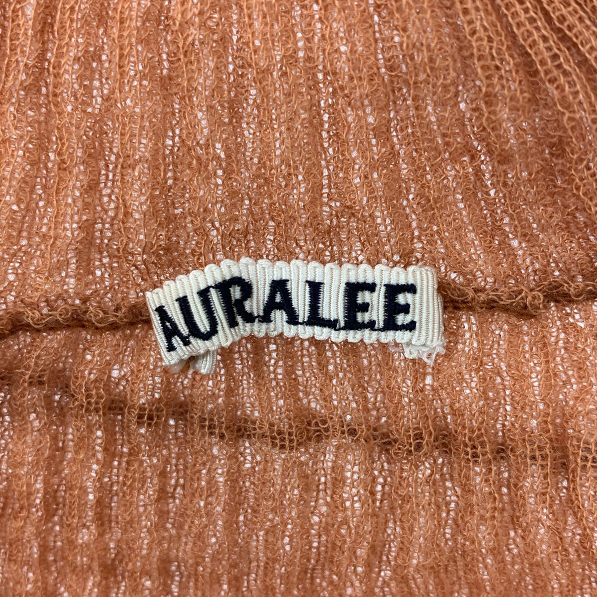 AURALEE / オーラリー | モヘヤ ハイネック リブ ニット セーター | 1 