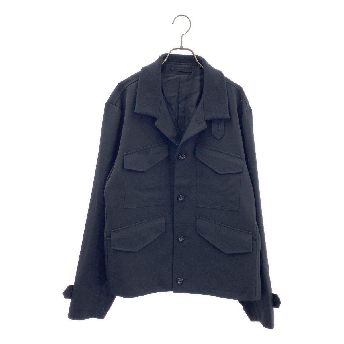 【美品】 UJOH / ウジョー | 2025AW | RIB COLLAR 4 POCKETS BLOUSON ジャケット | 5 | ブラック | メンズ