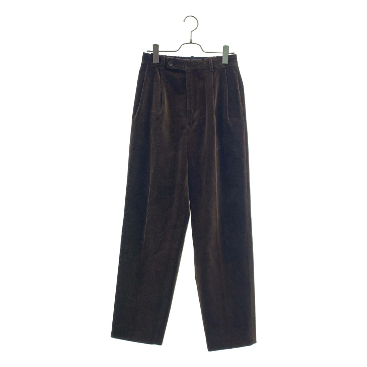 AURALEE / オーラリー | WASHED SHANKAR WIDE CORDUROY SLACKS コーデュロイパンツ | 0 | ブラウン | レディース