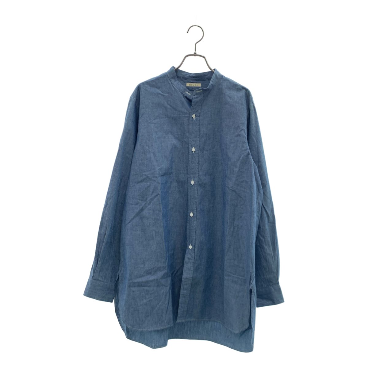 HEUGN / ユーゲン | SHIRT 023 Chambray Rob / オーバーシルエット シャンブレー シャツ | 2 | ブルー | メンズ