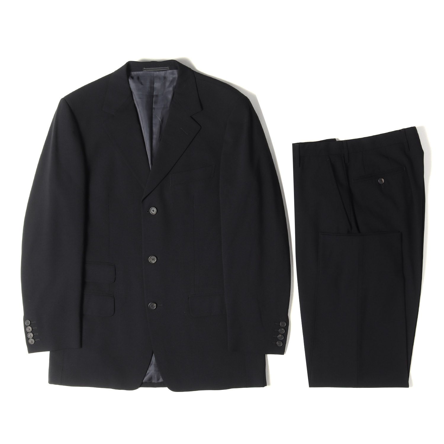 GUCCI グッチ ブラック 黒 | セットアップ スーツ | ノッチドラペル