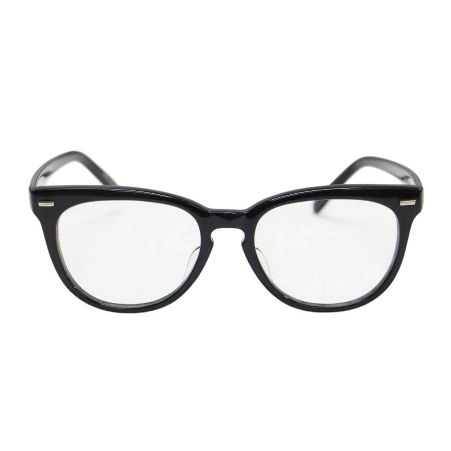 Buddy Optical バディー・オプティカル メガネ ブラック 黒 | Cornell セルフレーム メガネ / アイウェア ボストン ウェリントン | 日本製 ブランド ファッション アイテム【レディース】【中古】
