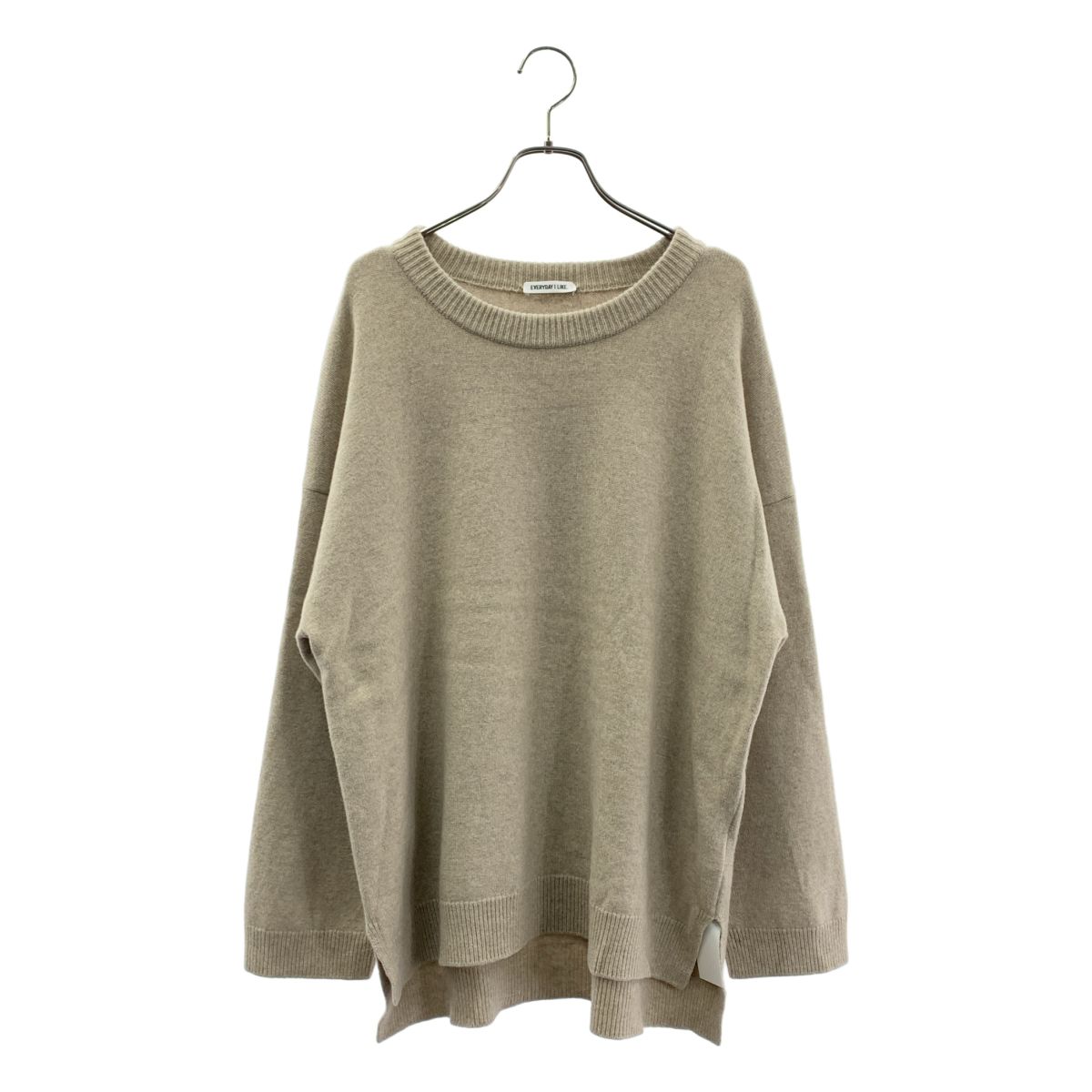 EVERYDAY I LIKE. / エヴリディアイライク | 2020AW | Deuxieme Classe / COMFY / クルーネック プルオーバー ニット セーター | グレージュ | レディース