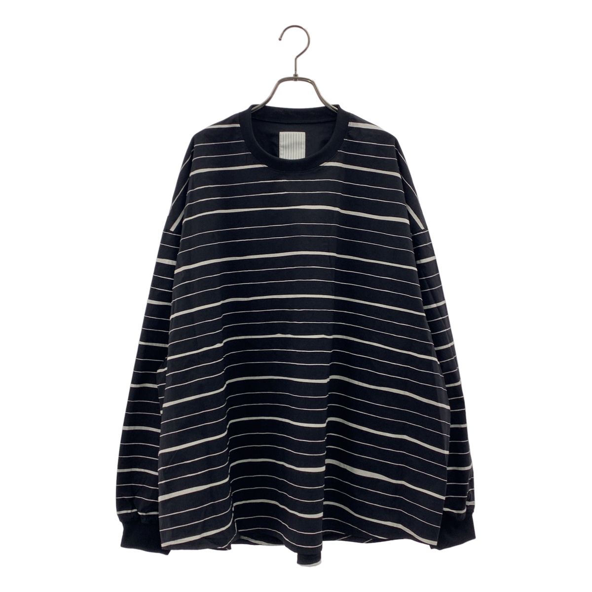 【美品】 S.F.C (SFC) / エスエフシー | ボーダー オーバーシルエット カットソー | XL | ブラック | メンズ
