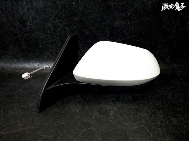 【破損無し！ 即発送！】トヨタ純正 NCP160 プロボックス サクシード 後期 ドアミラー サイド 左 助手席 7ピン 058 ホワイト MURAKAMI H398