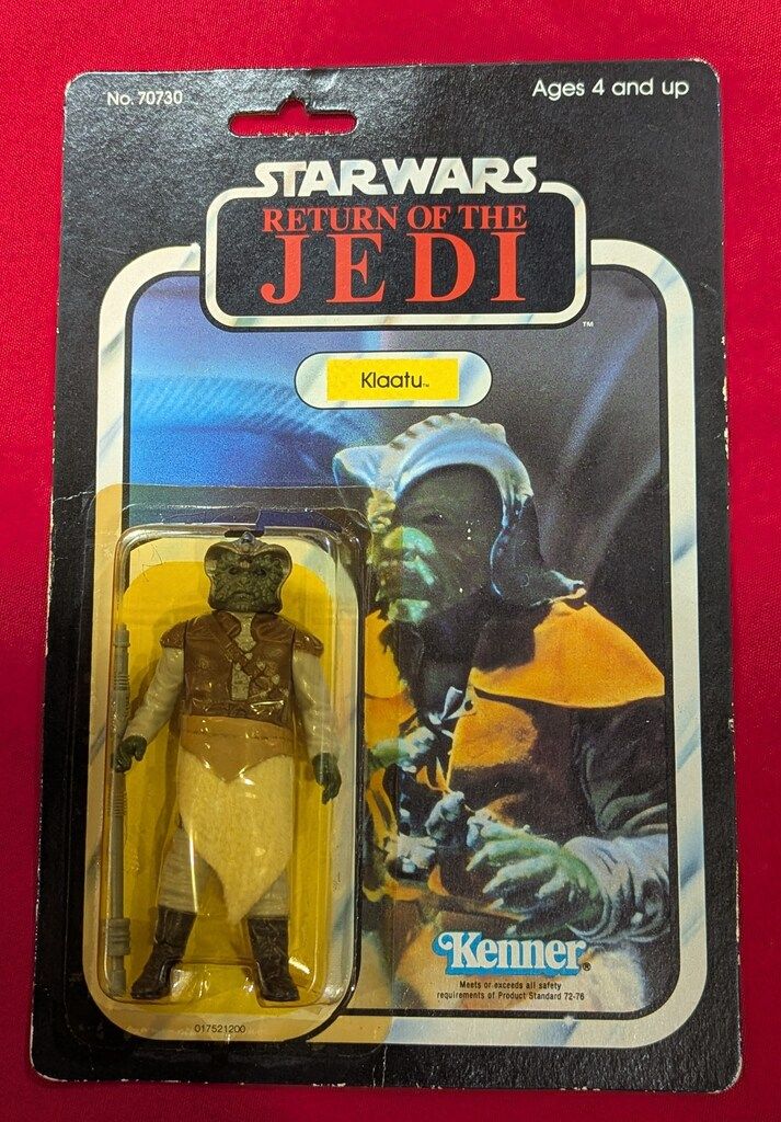 KENNER (オールド) (65バック) ACTION FIGURES KLAATU (BACK B) 3.5インチ