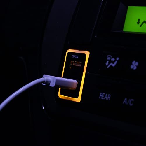 USB 充電 ポート ハイエース200系 4型/5型/6型 他 汎用 5V/2.1A急速充電対応 スイッチホール Aタイプ 内装 電装 アクセサリts 635a903b