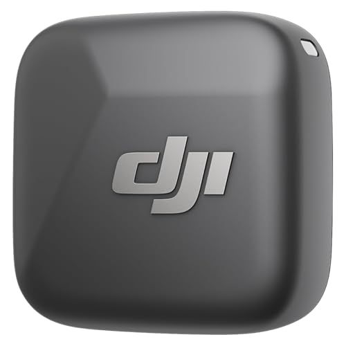 DJI Mic Miniトランスミッター（インフィニティブラック） ワイヤレスマイク ピンマイク超軽量 オーディオ DJI OsmoAudio ノイズキャンセリング カメラ／iPhone／Android用ワイヤレスマイク Vlog撮影 ストリーミング 国内発送