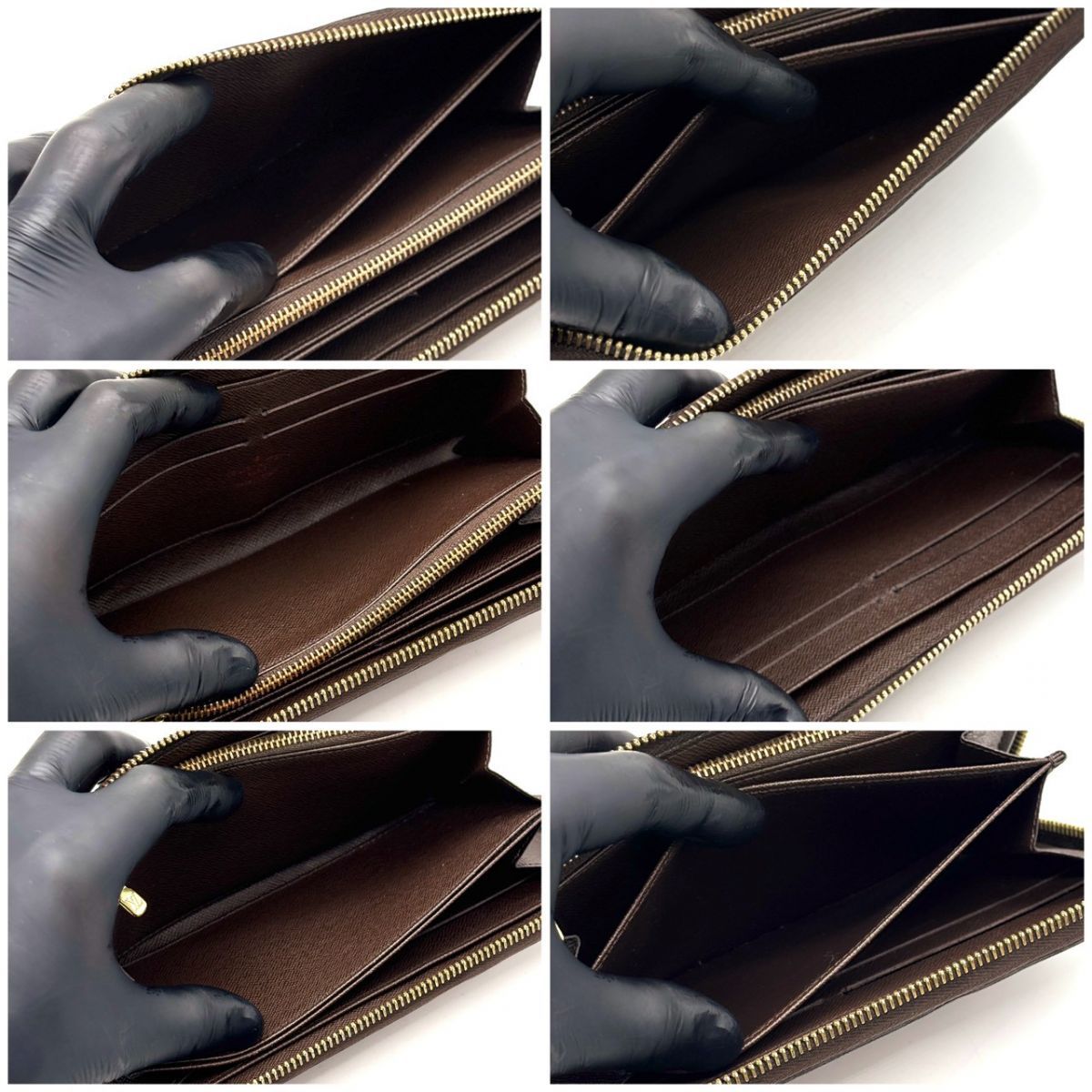 静かに格を刻む】 LOUIS VUITTON 長財布 ダミエ ジッピーウォレット 8 